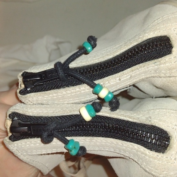 Converse suede tan high top zip back size men's 8 women's 10 - Picture 13 of 13